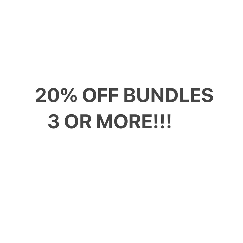 20% off bundles of 3+ items!!! That’s in addition to other deals!!